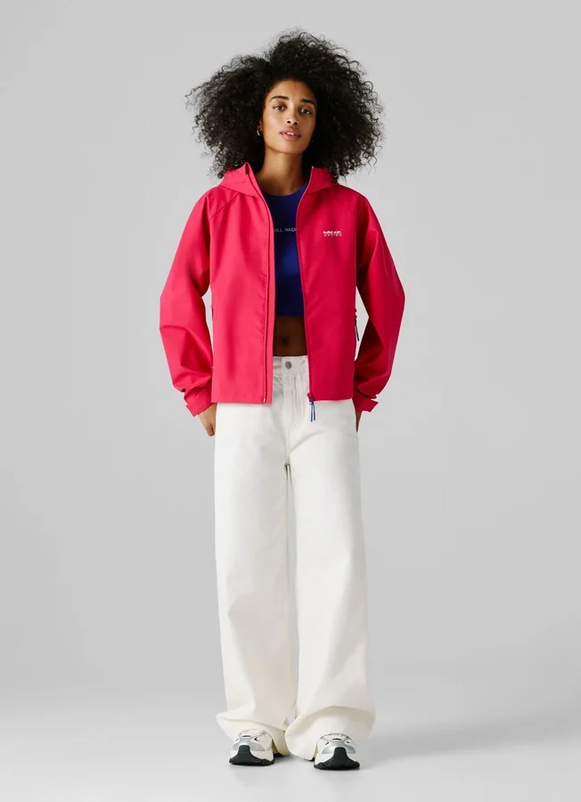 Hooded Windbreaker Jacket Hooded Windbreaker Jacket