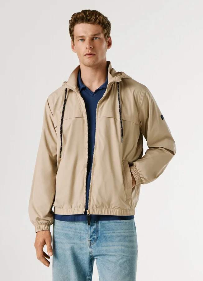 Hooded Windbreaker Jacket Hooded Windbreaker Jacket