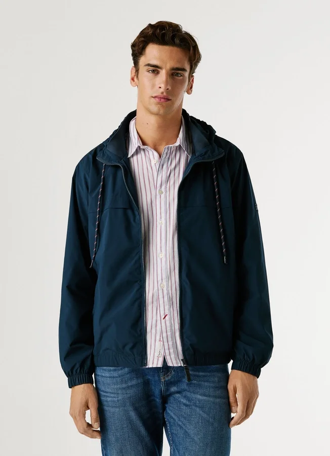 Hooded Windbreaker Jacket Hooded Windbreaker Jacket