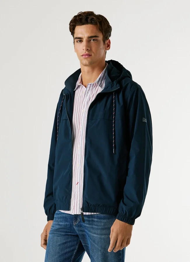 Hooded Windbreaker Jacket Hooded Windbreaker Jacket