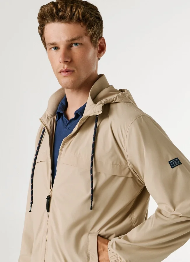 Hooded Windbreaker Jacket Hooded Windbreaker Jacket