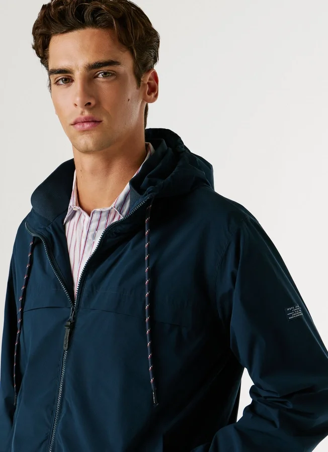 Hooded Windbreaker Jacket Hooded Windbreaker Jacket