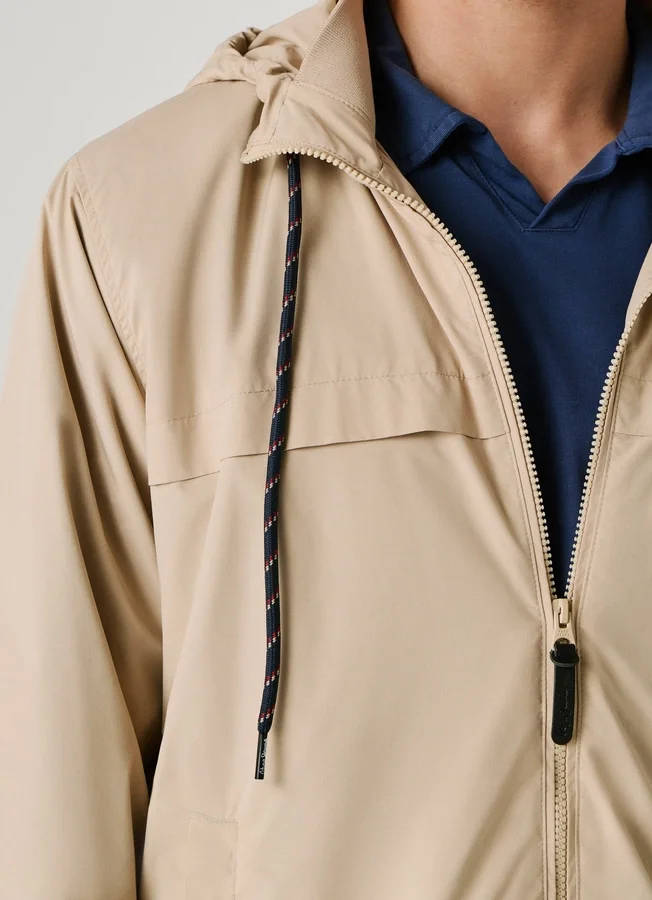 Hooded Windbreaker Jacket Hooded Windbreaker Jacket