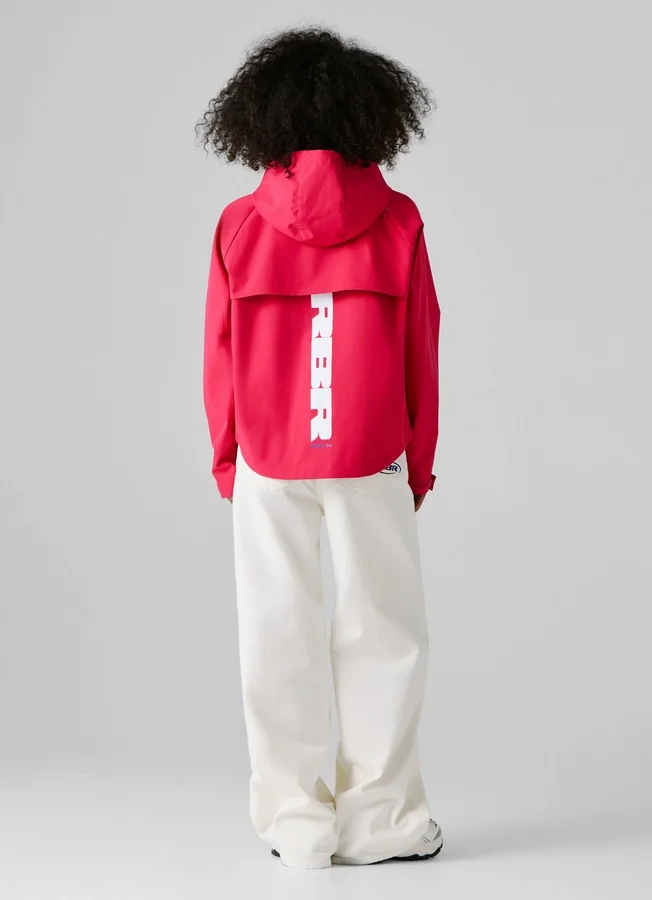 Hooded Windbreaker Jacket Hooded Windbreaker Jacket