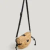 Jute Shoulder Bag with Flap