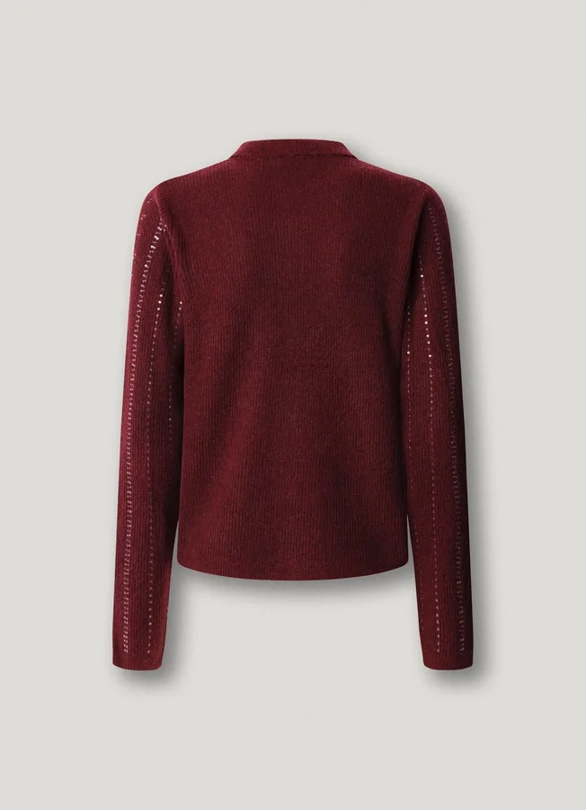 Knit Cardigan with Sequins Knit Cardigan with Sequins