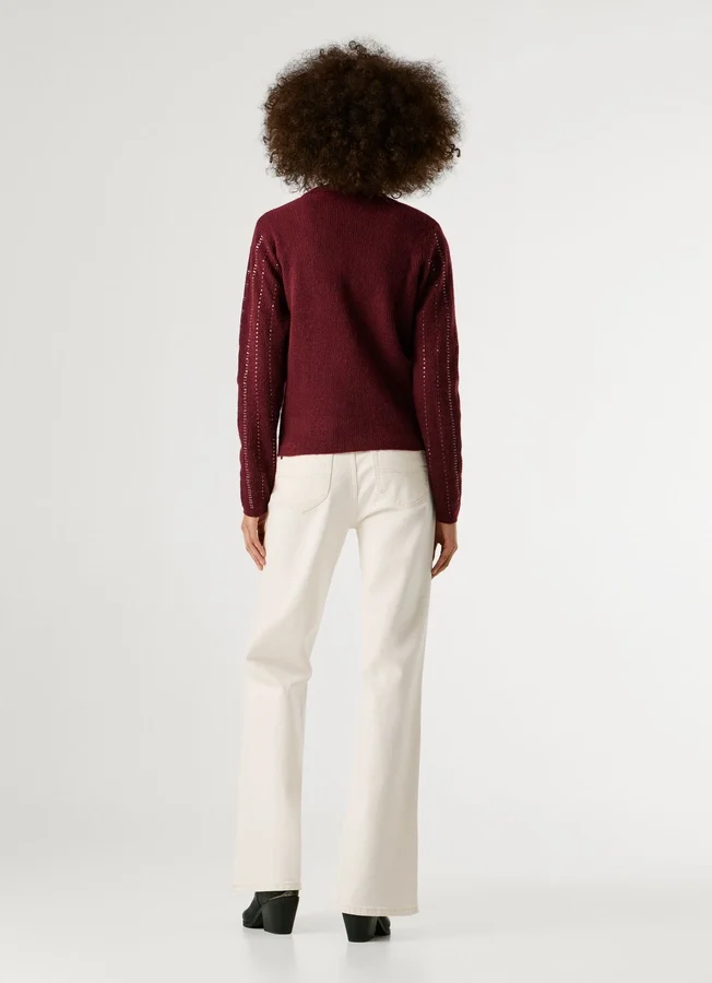 Knit Cardigan with Sequins Knit Cardigan with Sequins