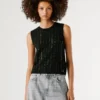 Knit Top with Sequins