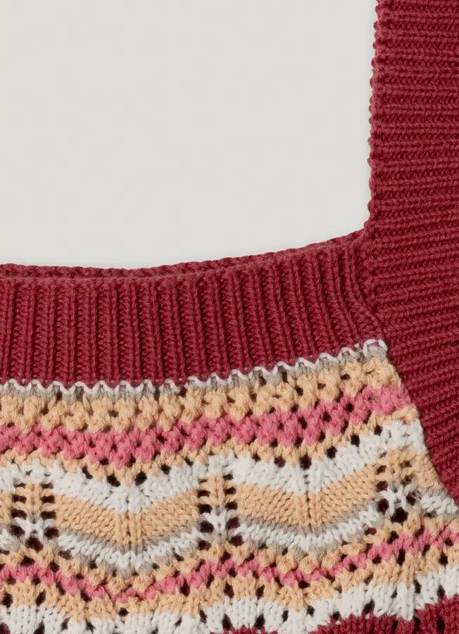 Knit Top with Stripes Knit Top with Stripes