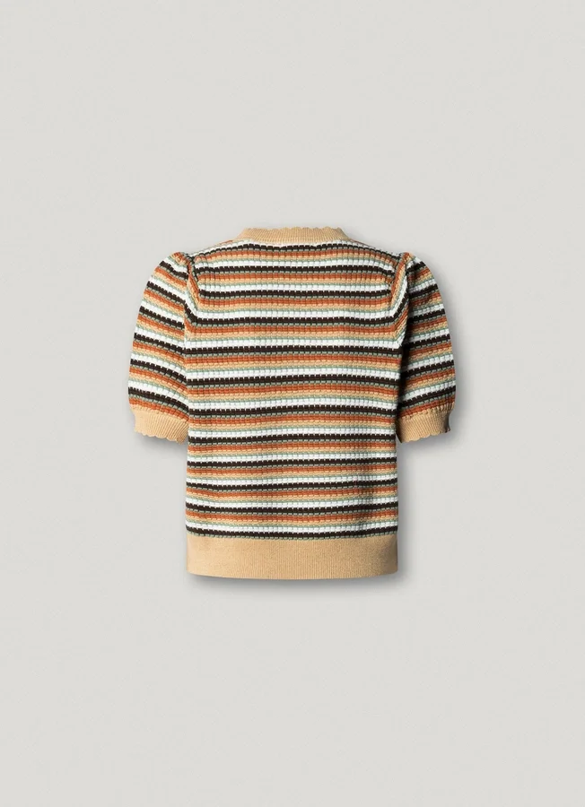 Knit Top with Stripes Knit Top with Stripes