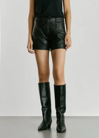 Lamb Leather Shorts