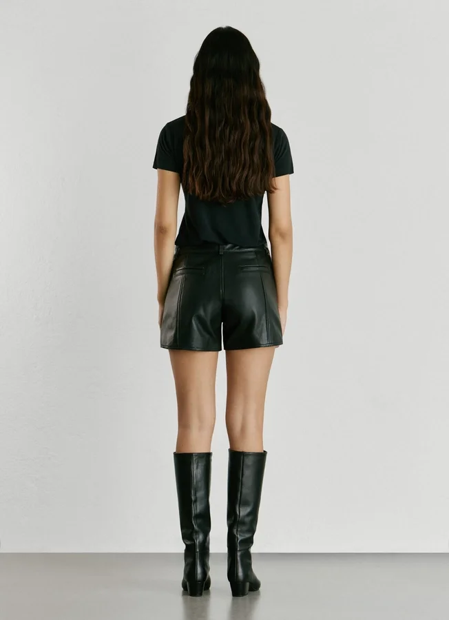 Lamb Leather Shorts Lamb Leather Shorts