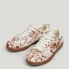 Leather Animal Print Trainers – Ball