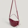 Leather Effect Crescent-Shaped Handbag Leather Effect Crescent-Shaped Handbag
