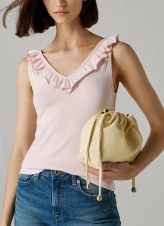 Leather Effect Hobo Bag