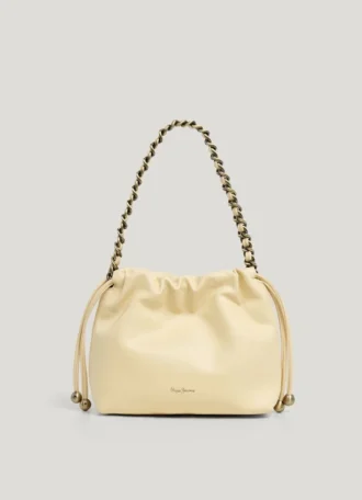 Leather Effect Hobo Bag