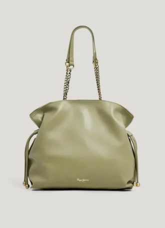 Leather Effect Hobo Bag