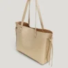 Leather Effect Shopper Bag