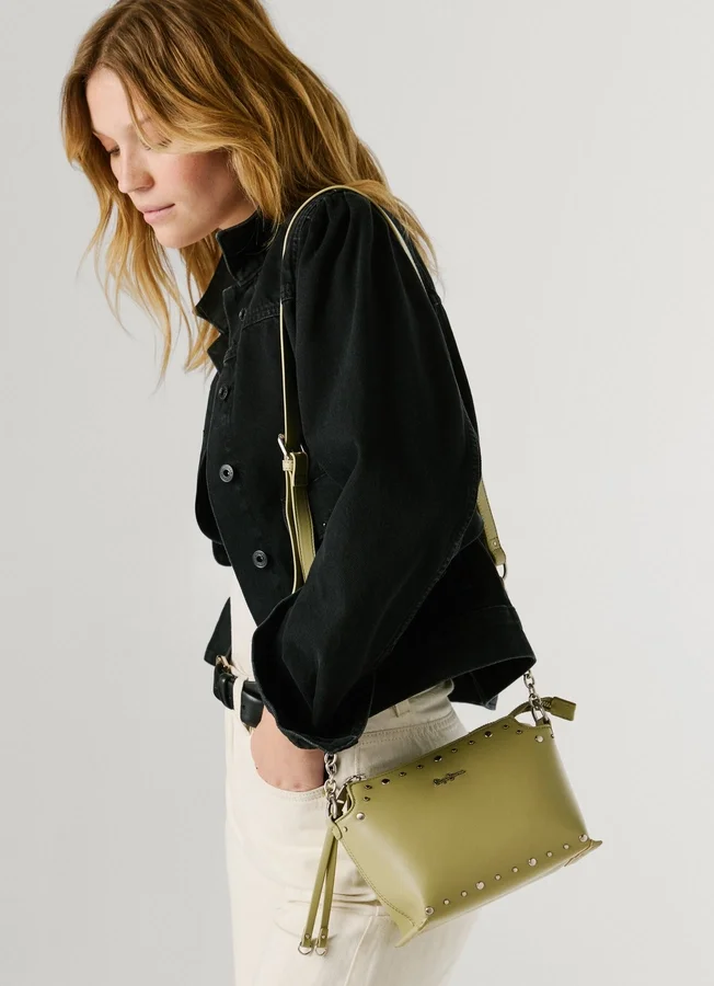 Leather Effect Shoulder Bag Leather Effect Shoulder Bag