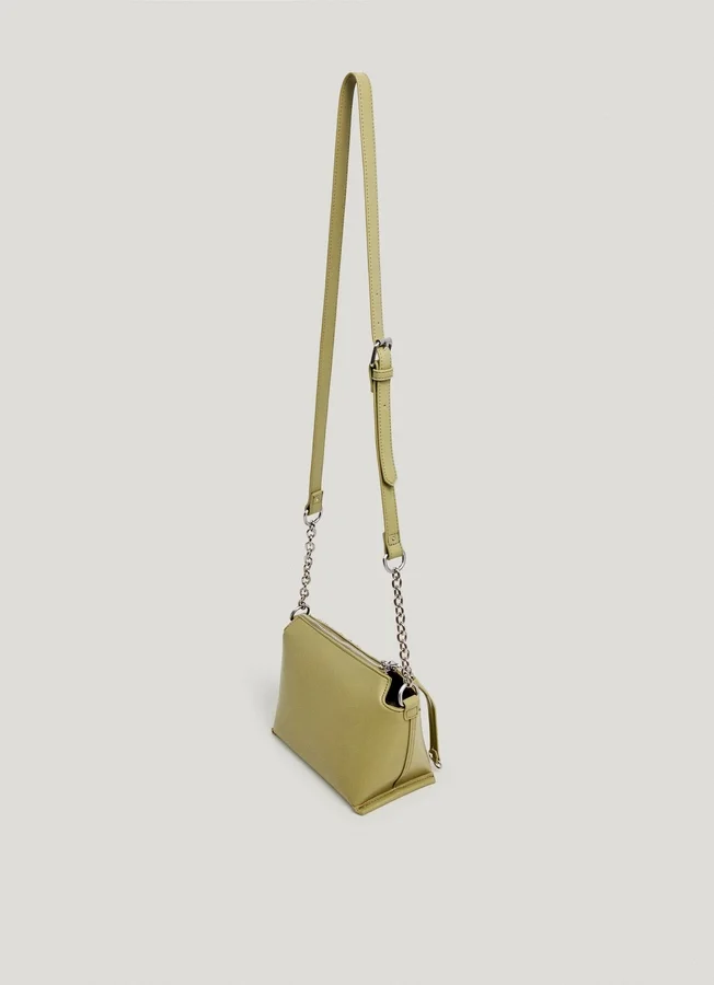 Leather Effect Shoulder Bag Leather Effect Shoulder Bag