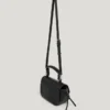 Leather Effect Shoulder Bag with Flap