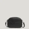 Leather Effect Shoulder Bag with Logo