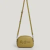 Leather Effect Shoulder Bag with Logo