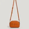 Leather Effect Shoulder Bag with Logo