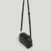 Leather Effect Shoulder Bag with Logo