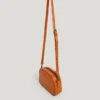 Leather Effect Shoulder Bag with Logo
