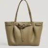 Leather Effect Tote Bag