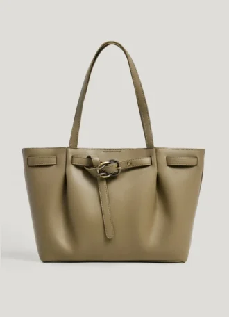Leather Effect Tote Bag