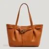 Leather Effect Tote Bag