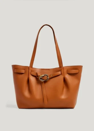 Leather Effect Tote Bag