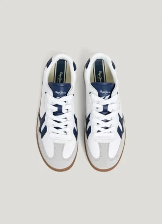 Leather Trainers with Cupsole Sole – Ball