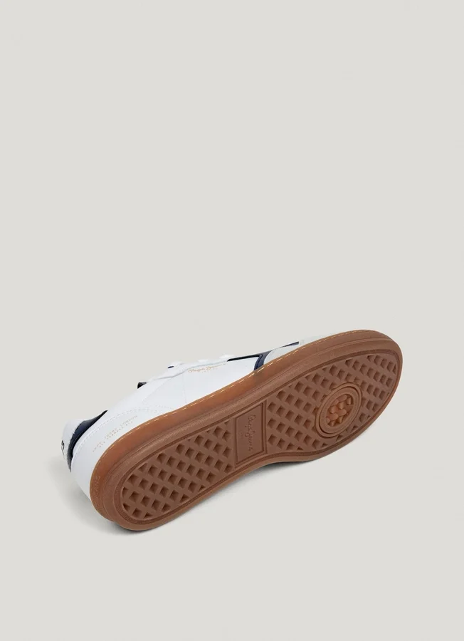 Leather Trainers with Cupsole Sole – Ball Leather Trainers with Cupsole Sole – Ball