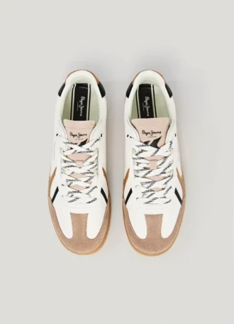 Leather Trainers with Studs – Ball