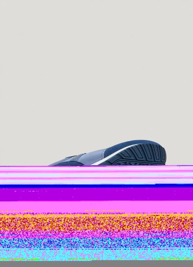 Leather Trainers with Suede Details Leather Trainers with Suede Details