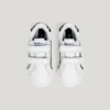 Leather Trainers with Velcro Closure