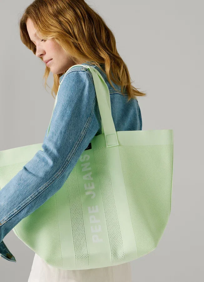 Logo Print Shopper Bag Logo Print Shopper Bag