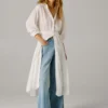 Long Shirt Collar Maxi Dress