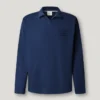 Long Sleeve Polo with Embroidered Logo
