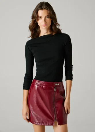 Long Sleeve Ribbed T-Shirt