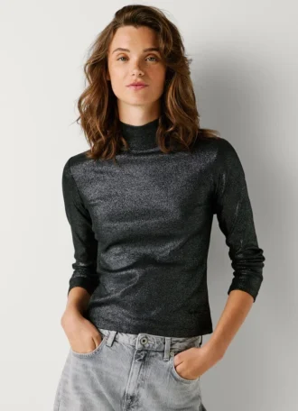 Long Sleeve Ribbed T-Shirt