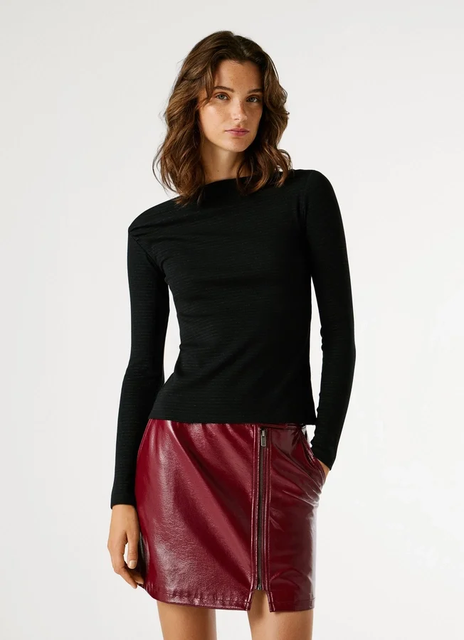 Long Sleeve Ribbed T-Shirt Long Sleeve Ribbed T-Shirt