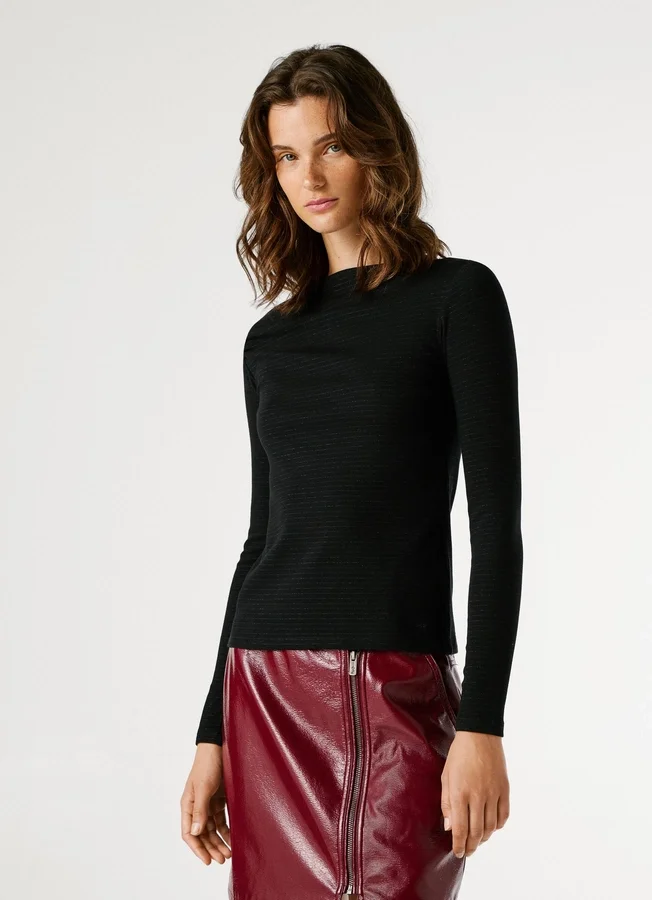 Long Sleeve Ribbed T-Shirt Long Sleeve Ribbed T-Shirt