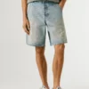 Loose Fit Denim Bermuda Shorts Loose Fit Denim Bermuda Shorts