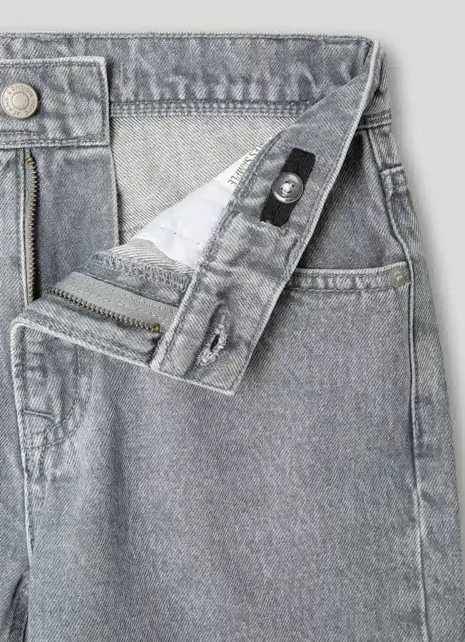 Loose Fit Denim Bermuda Shorts Loose Fit Denim Bermuda Shorts