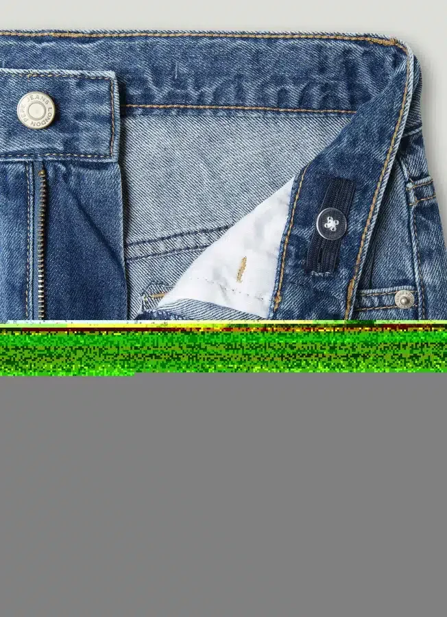 Loose Fit Denim Bermuda Shorts Loose Fit Denim Bermuda Shorts