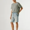 Loose Fit Denim Bermuda Shorts Loose Fit Denim Bermuda Shorts